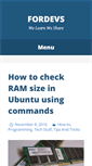 Mobile Screenshot of fordevs.com